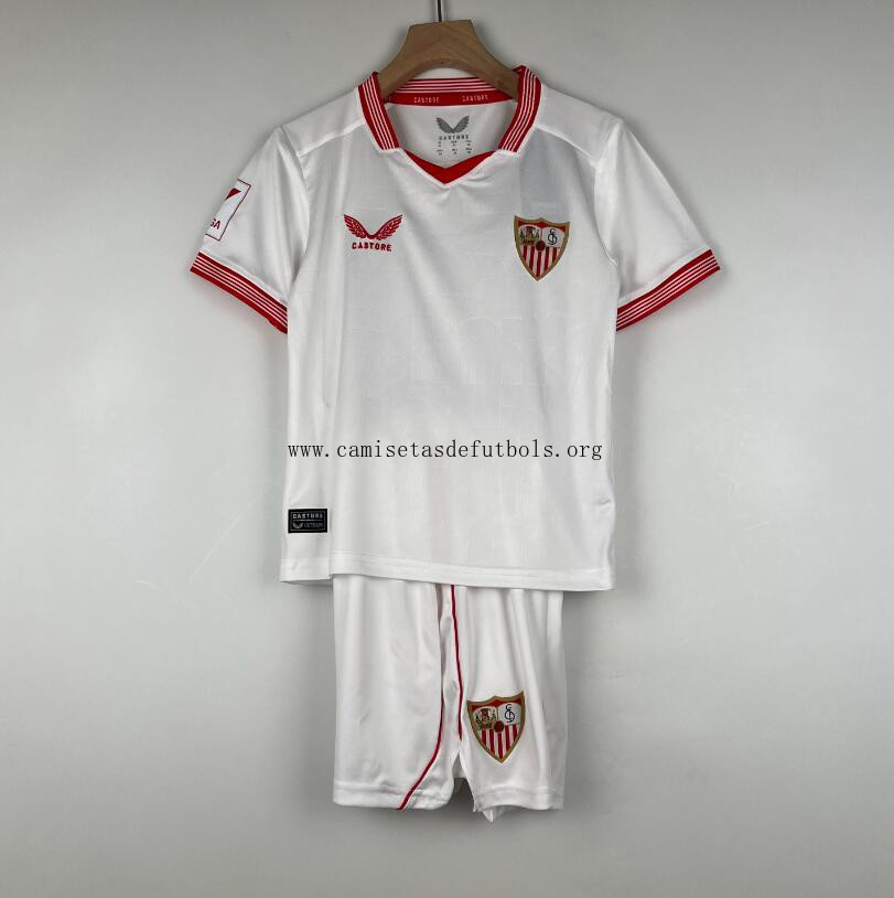 Camiseta Sevilla Fc Primera Equipación 23/24 Niño ¡¡Cómo saldo, gasta menos!