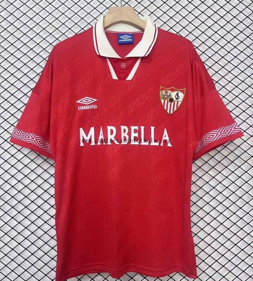 Camiseta Retro Sevilla 2ª Equipación 94/96 Extraordinario ofertón, corre a por él con devolución gratis