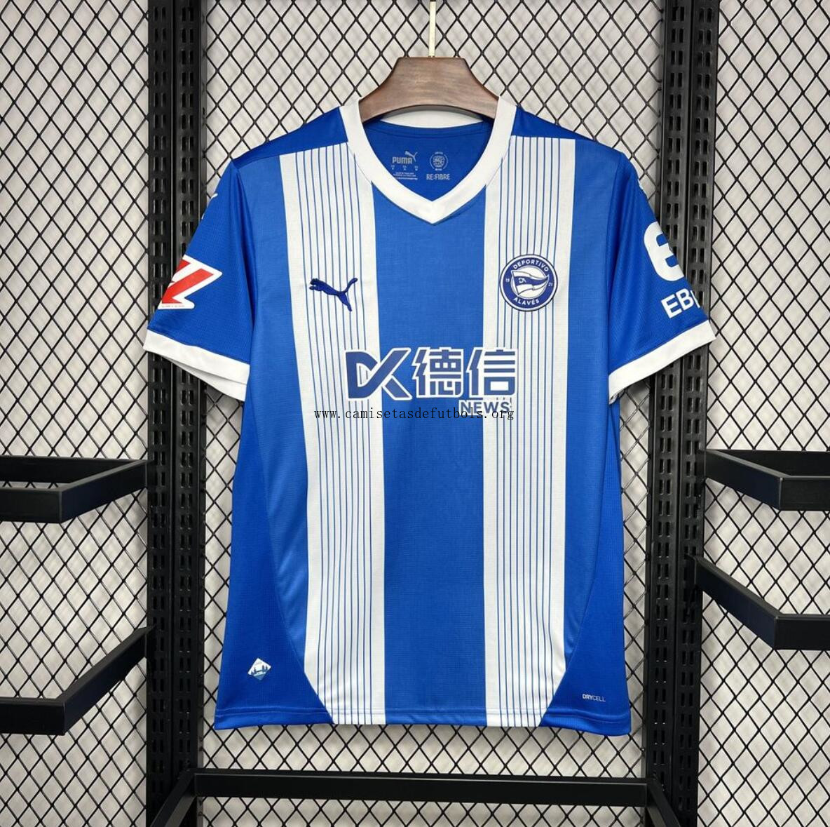 Camiseta Deportivo Alavés Primera Equipación 24/25 ¡¡Qué simbólico oportunidad sin competencia!