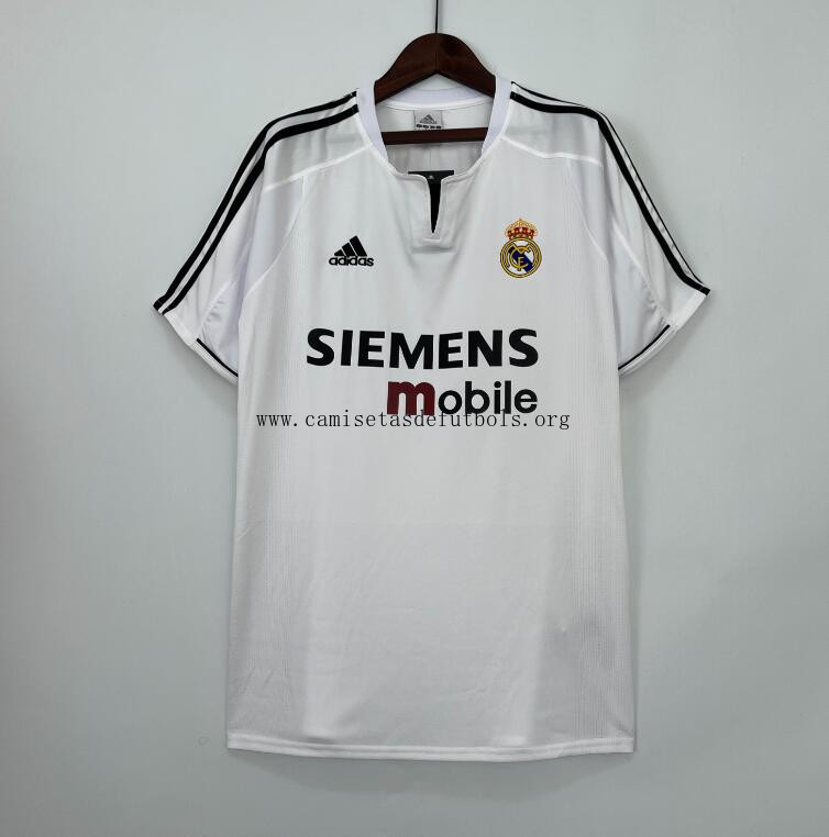 Camiseta Retro Real Madrid Primera Equipación 03/04 Consigue este rebajón transparente