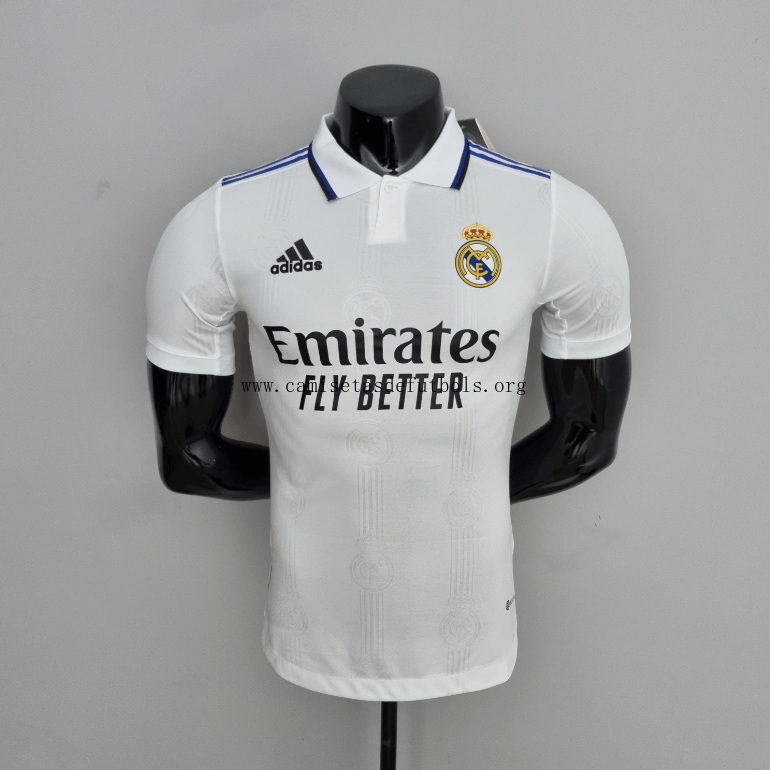Camiseta Real Madrid Version Jugador Primera Equipación 22/23 Preciaco demencial