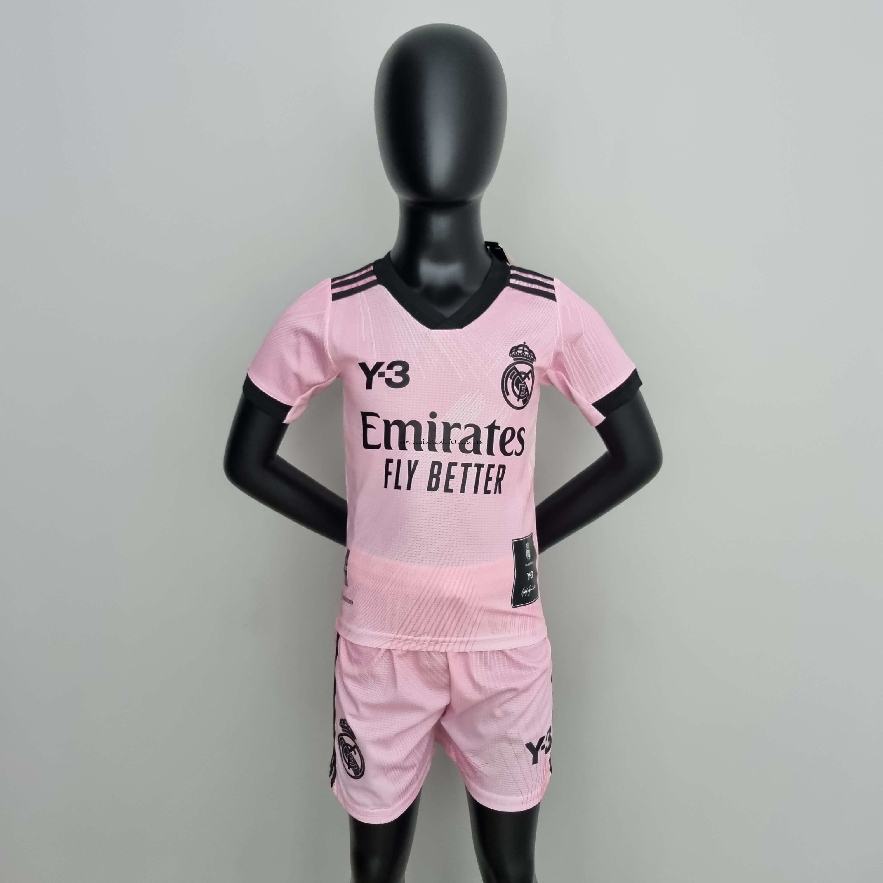 CAMISETA Y-3 Real Madrid 120TH ANNIVERSARY ROSA Niño Oferta simbólico de outlet