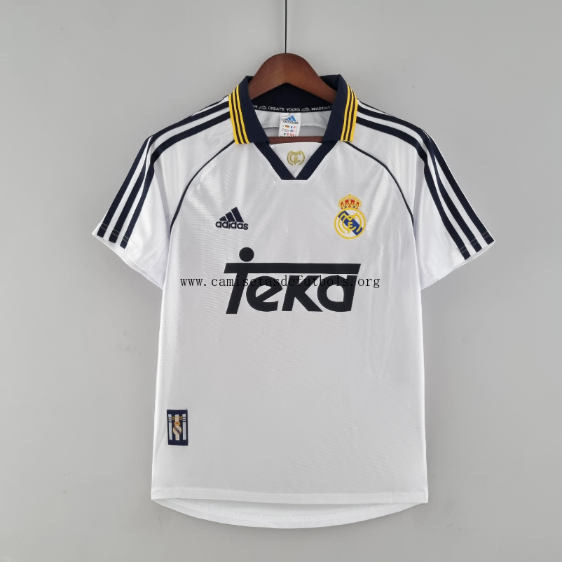 Camiseta Retro Real Madrid Primera Equipación 2000 ¡¡Qué asequible saldazo sin intermediarios!