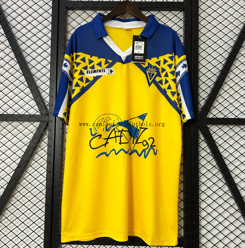 Camiseta Retro Cádiz 1ª Equipación 91/92 Saldazo extraordinario en toda la red