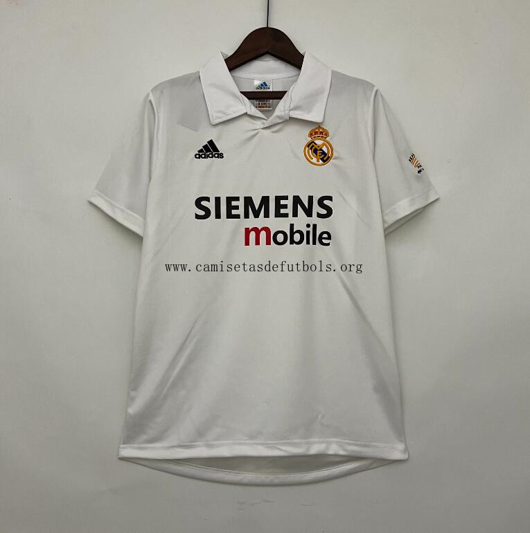 Camiseta Retro Real Madrid Primera Equipación 02/03 Justo preciaso, gasta menos de campeonato