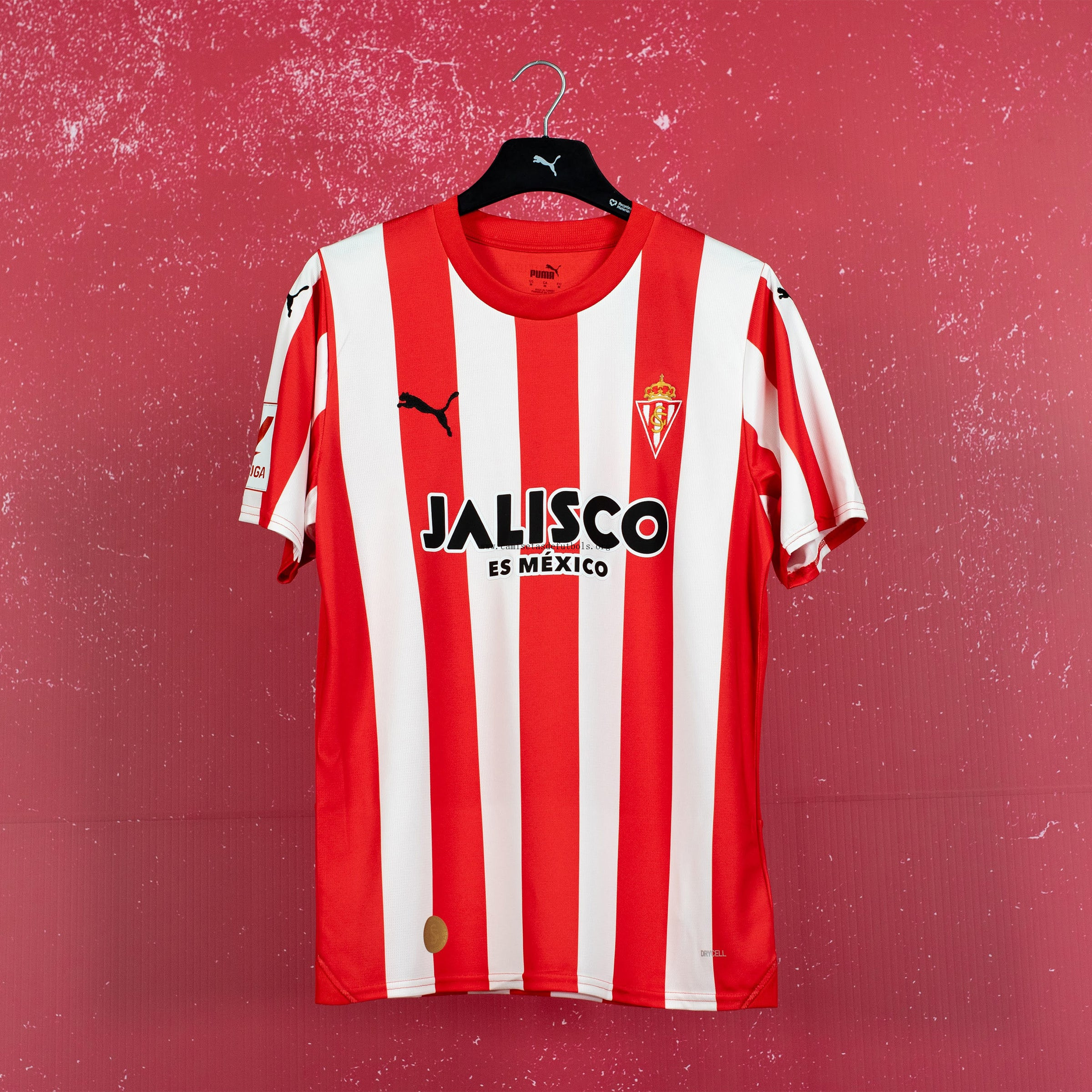 Camiseta Sporting De Gijón Primera Equipación 23/24 Dispara este oferta excelente
