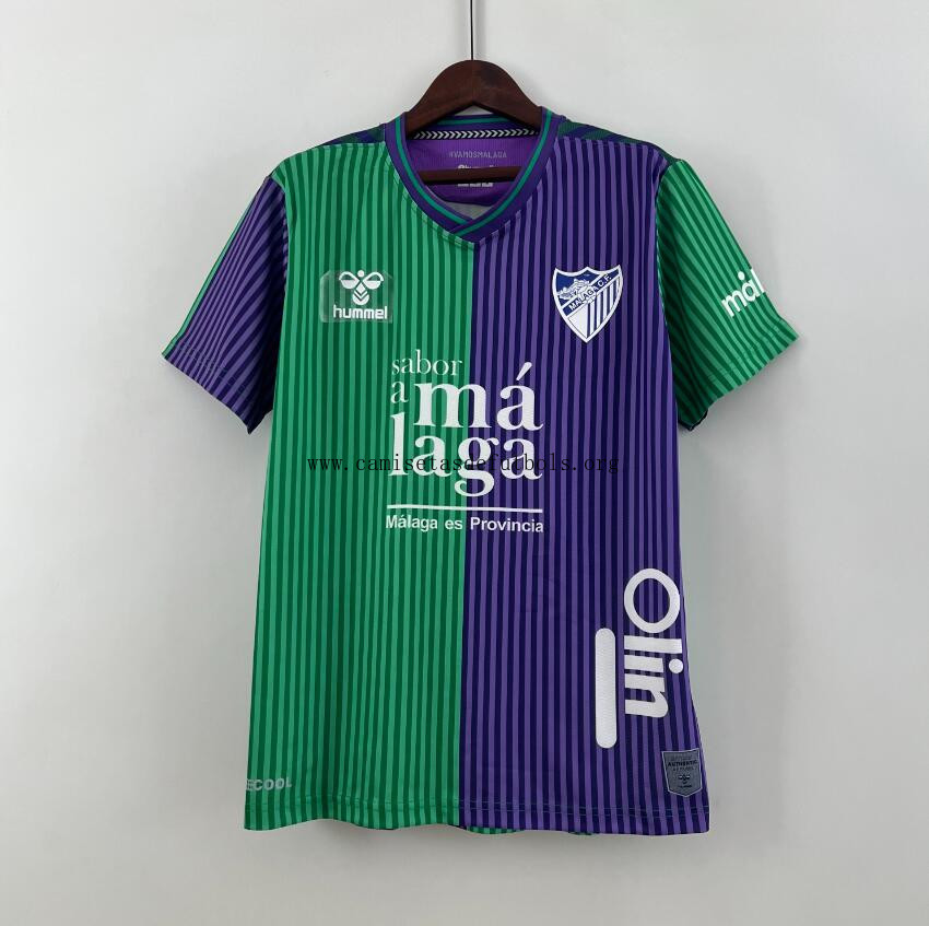 Camiseta Málaga Cf Segunda Equipación 2023-2024 ¡¡Vaya genial liquidación de outlet!