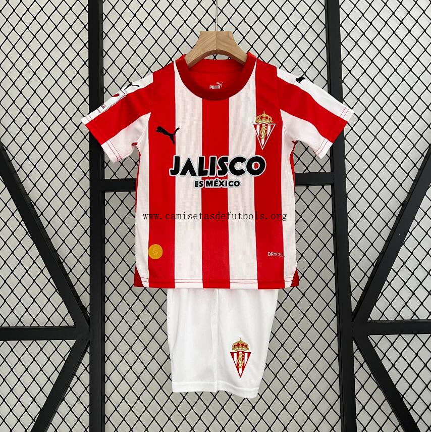 Camiseta Sporting De Gijón Primera Equipación 23/24 Niño Chollo sensacional