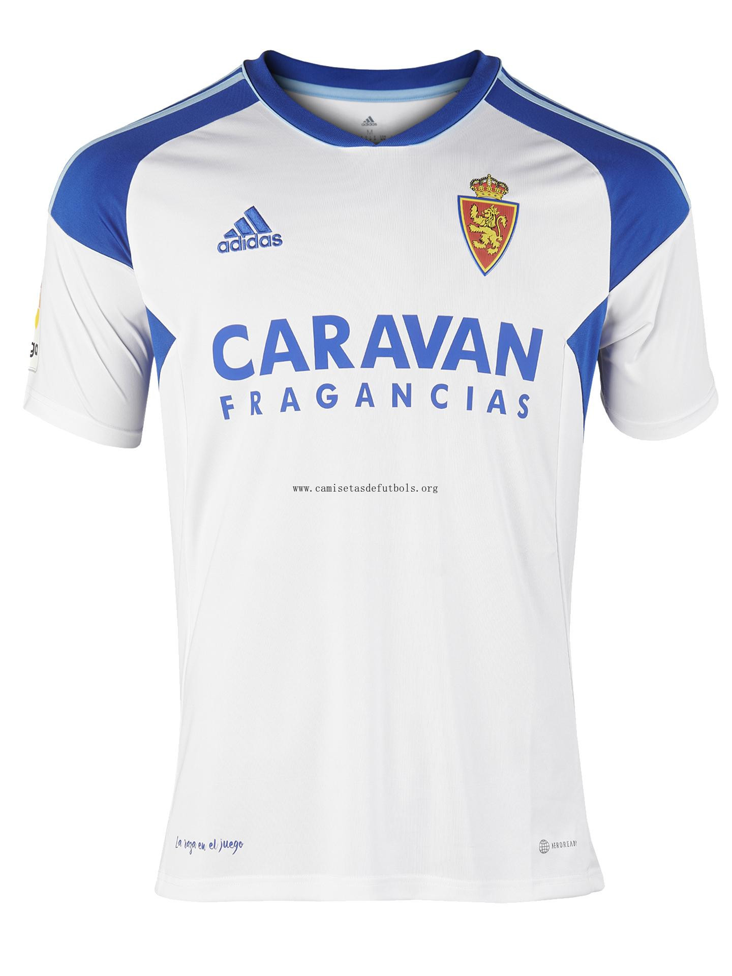 Camiseta Real Zaragoza Primera Equipación 22/23 Ahorro, corre a por él