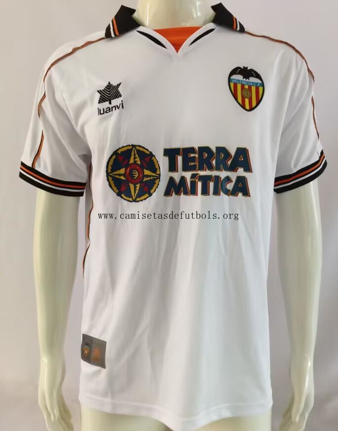 Camiseta Retro Valencia Primera Equipación 99/00 Chollo excelente de fábrica