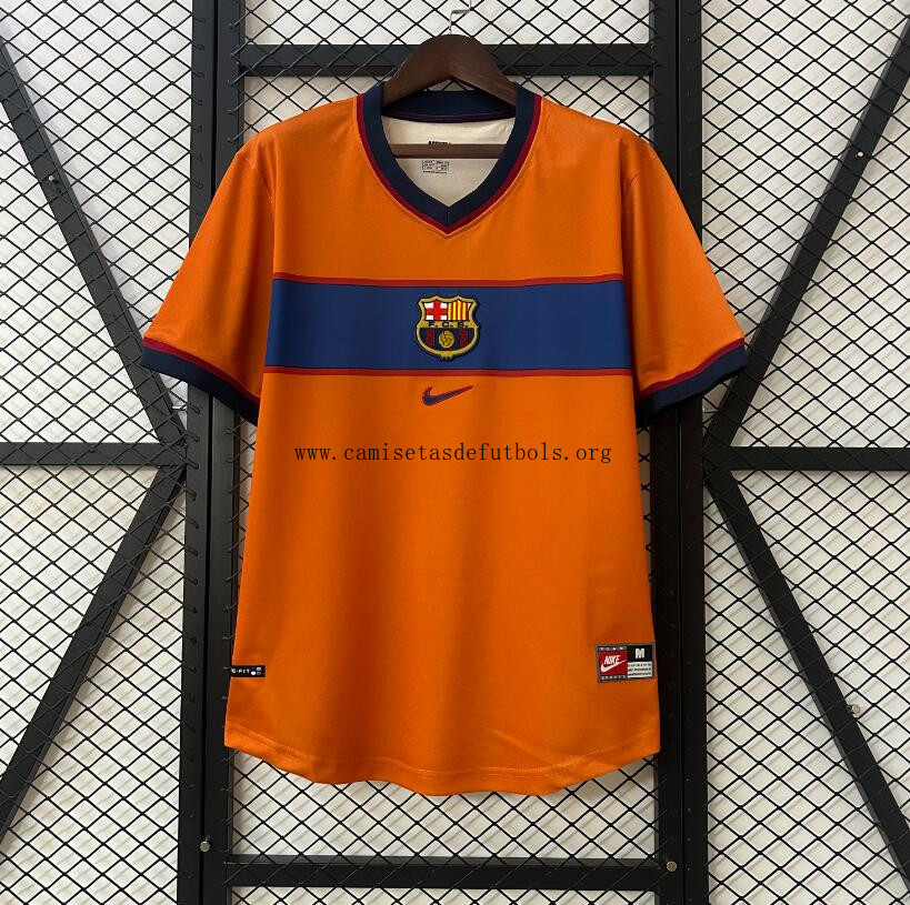 Camiseta Retro Barcelona 3ª Equipación 98/99 Descuento prodigioso antes de que se acabe