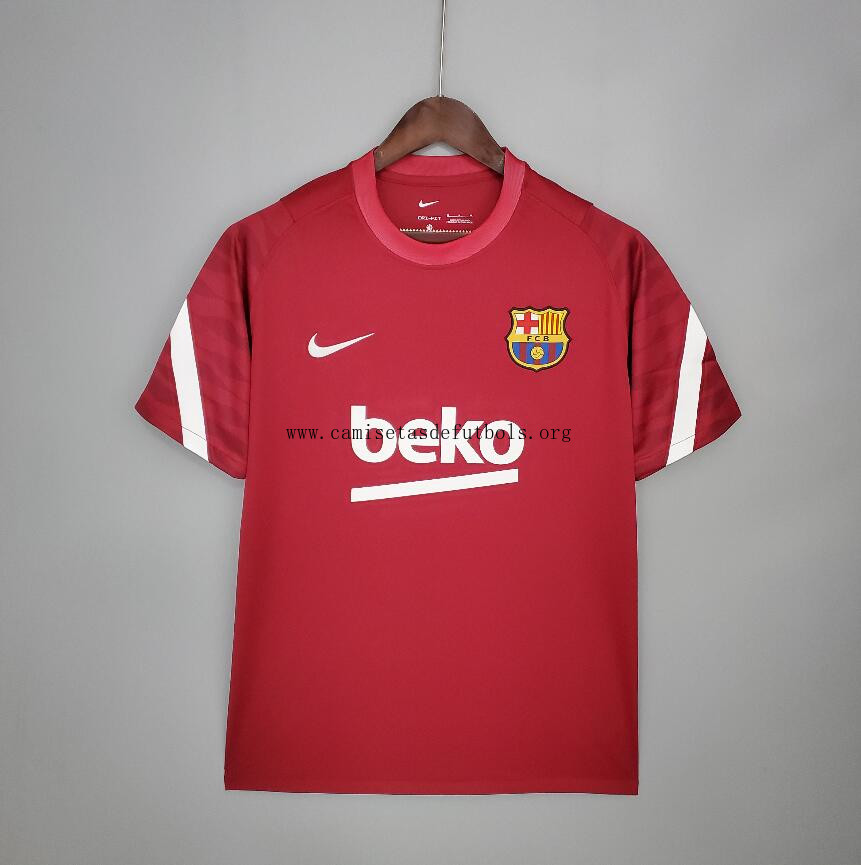 Camiseta B-arcelona Entrenamiento 21/22 Rojo Cógelo este saldo barato