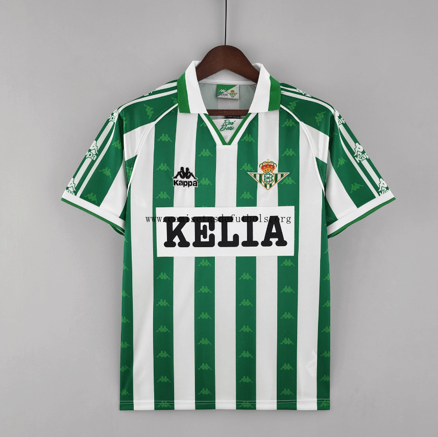 Camiseta Retro Real Betis Primera Equipacion 96/97 Liquidación sensacional de la temporada