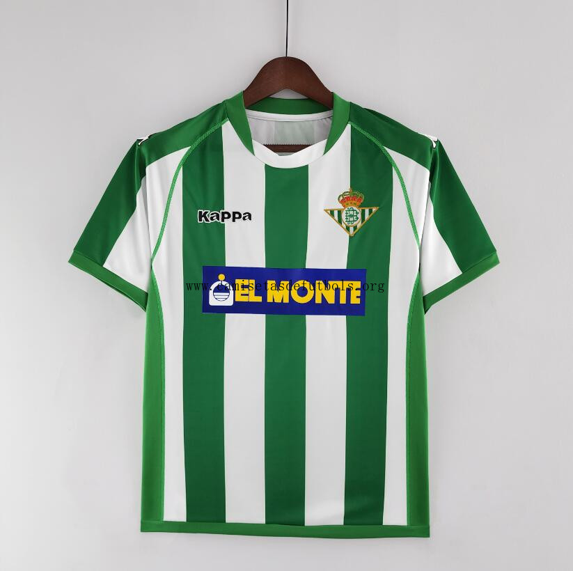 Camiseta Retro Real Betis Primera Equipacion 01/02 Cógelo este precio razonable