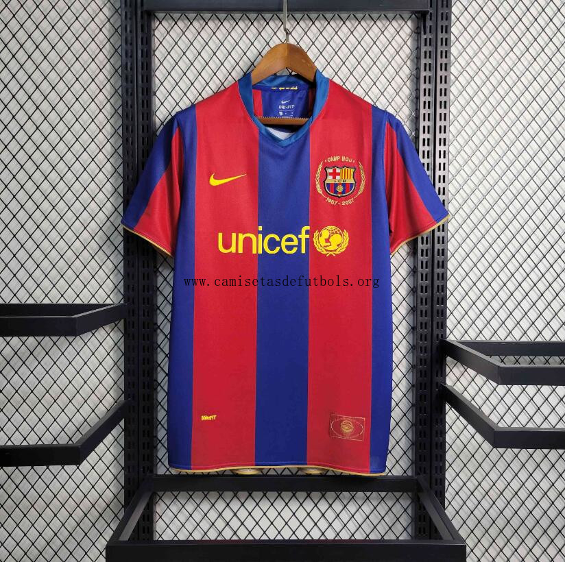 Camiseta Retro B-arcelona Primera Equipación 07/08 Chollazo prodigioso