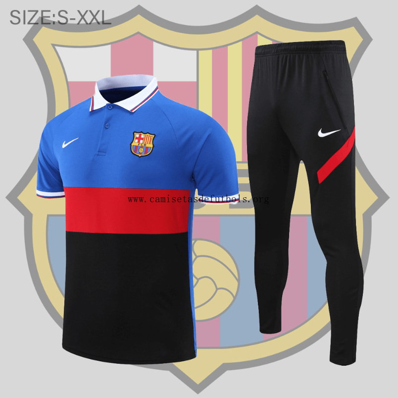 Polo B-arcelona Kit Azul Roja Y Negra ¡¡Menudo/a chollazo, pide ahora!