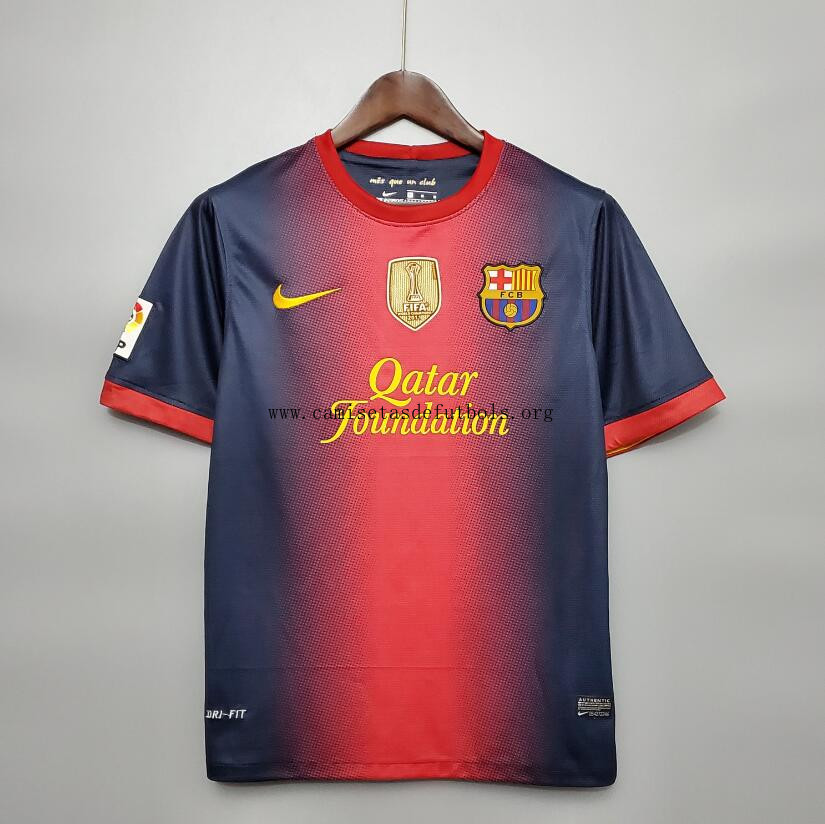 Camiseta Retro Barcelona Primera Equipación 12/13 ¡¡Qué fabuloso precio por tiempo limitado!