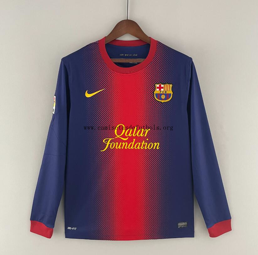 Camiseta Retro Barcelona Primera Equipación 12/13 ML Activa este chollazo inmejorable