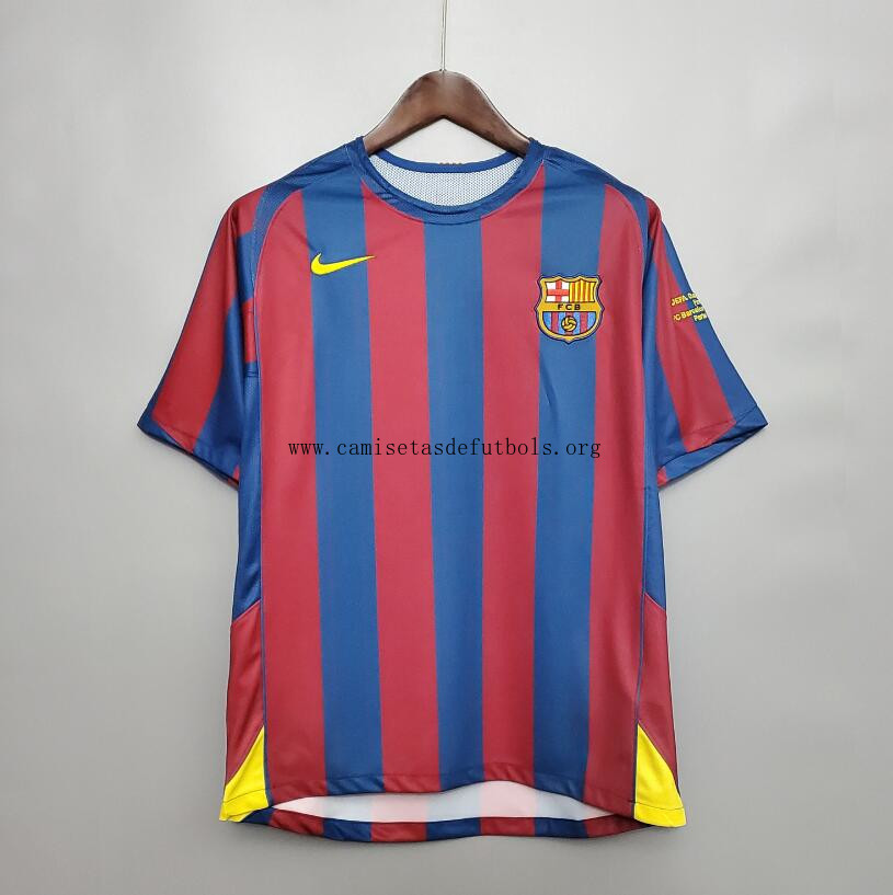 Camiseta Retro Barcelona Primera Equipación 2006 Date prisa este saldo genial