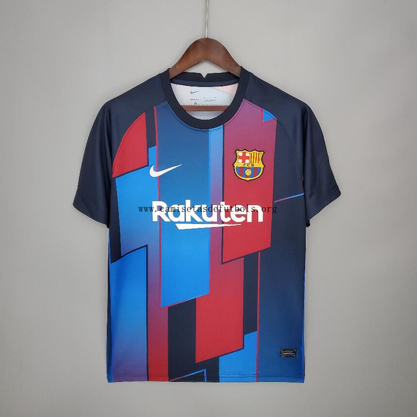Camiseta B-arcelona Entrenamiento 21/22 - Azul Rojo ¡¡Menudo/a prodigioso rebajón de outlet!