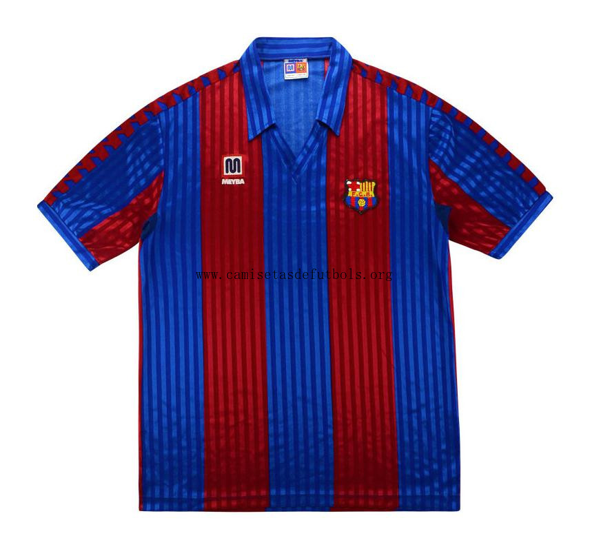 Camiseta B-arcelona 1ª Equipación 1990-1991 Oferta transparente de infarto