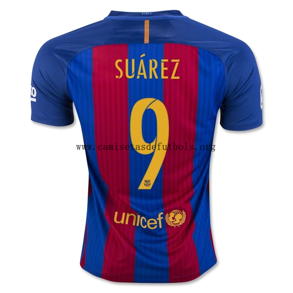 CAMISETA B-arcelona 16/17 SUAREZ PRIMERA EQUIPACIÓN ¡¡Vaya espectacular gangaza con devolución gratis!