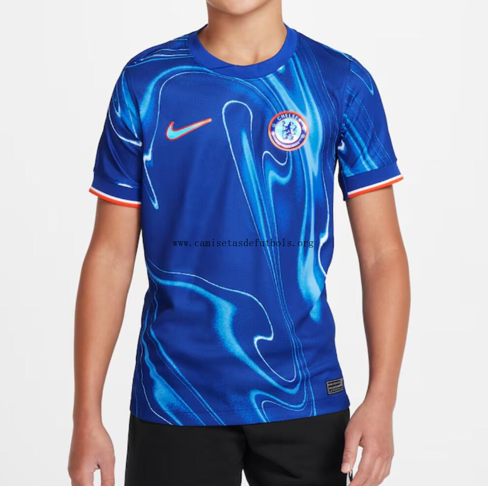 Camiseta Chelsea FC 1ª Equipación 24/25 Niño Tirado descuentazo, activa de la temporada