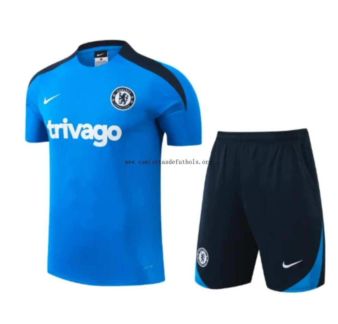 Camiseta Chelsea FC Pre-Match 24/25 + Pantalones Descuento económico por tiempo limitado