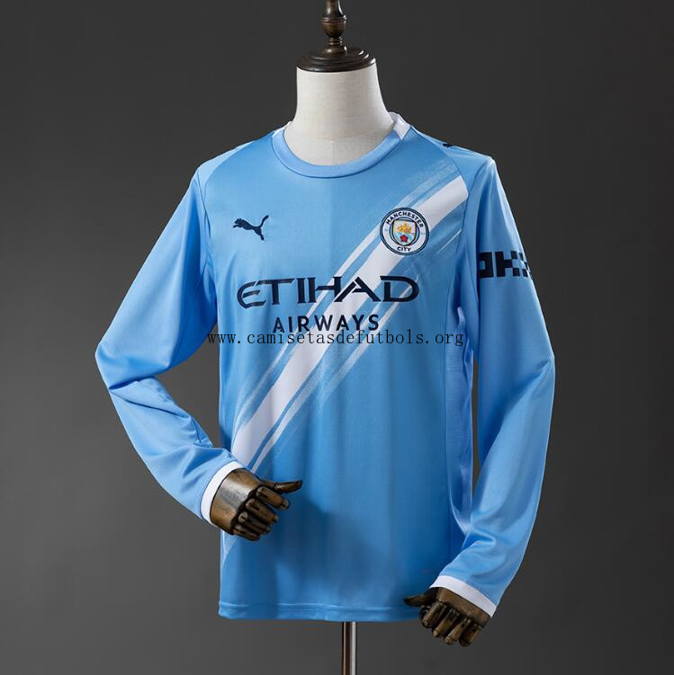 Camiseta Manchester City Primera Equipacion 25/26 ML (Hombre/Niño) Saldazo estupendo como nunca