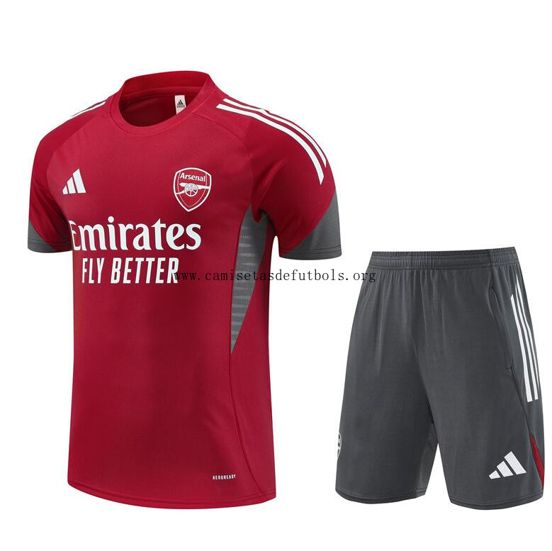 Camiseta Arsenal (Hombre/Niño) Pre-Match 25/26 + Pantalones Bicoca magnífico de derribo