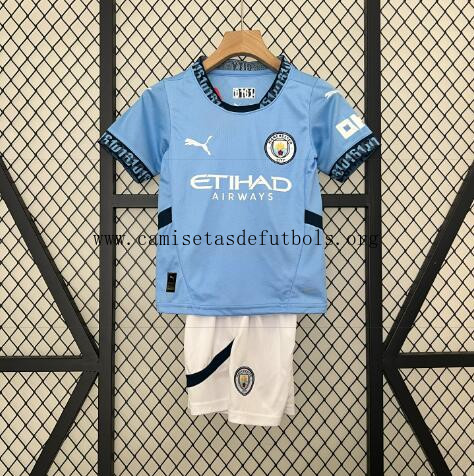 Camiseta Manchester City Primera Equipacion 24/25 Niño Simbólico rebaja, corre a por él solo hoy