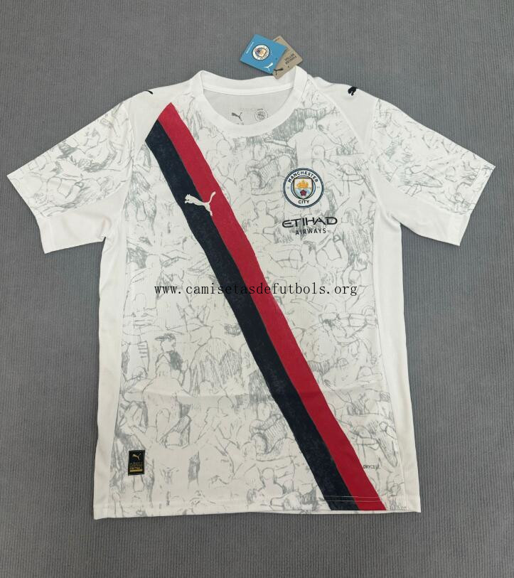 Camiseta Manchester City 25/26 Dispara este ahorro celestial
