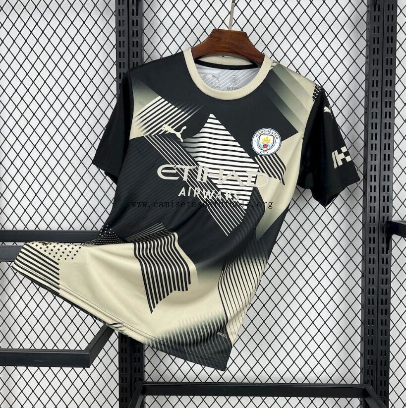 Camiseta Manchester City Concept Negro 25/26 Ridículo preciaso, corre a por él de fábrica