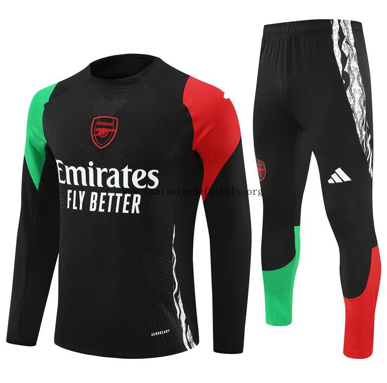 Chandal Entrenamiento Fc Arsenal (Hombre/Niño) Negro 24/25 +Pantalones Llévatelo por tiempo limitado