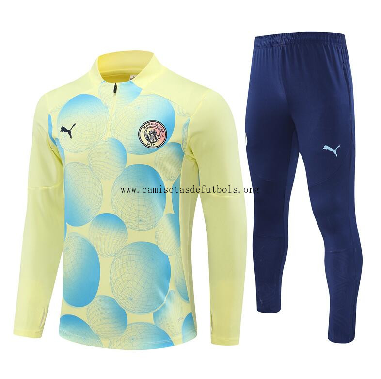 Chandal Entrenamiento Manchester City FC (Hombre/Niño) 2024/25 + Pantalones Preciaso magnífico de colección