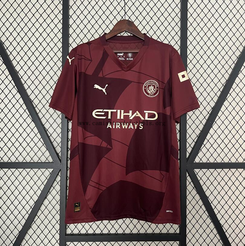 Camiseta Manchester City Tercera Equipacion 24/25 No lo dejes escapar con devolución gratis