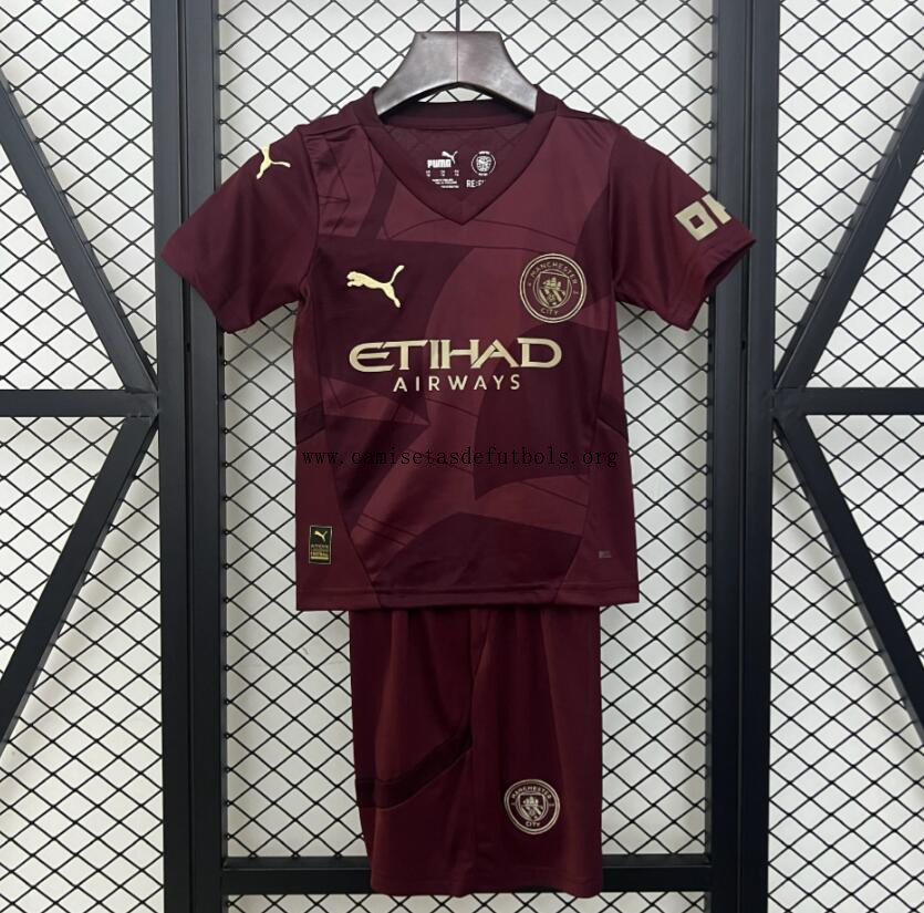 Camiseta Manchester City Tercera Equipacion 24/25 Niño Corre a por él este ofertón espectacular