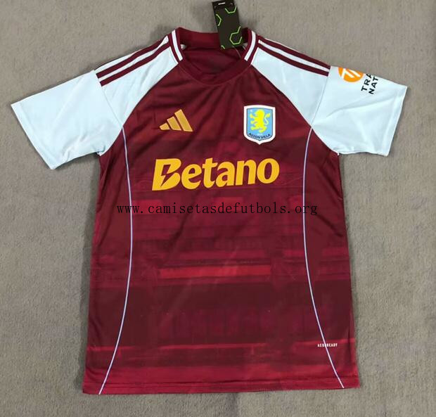 Camiseta Aston Villa 1ª Equipación 25/26 Sensacional ofertón, no lo pienses calidad asegurada