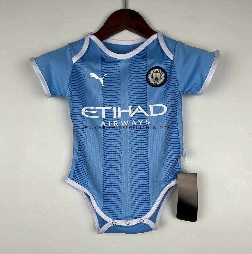 Miniconjunto Baby Manchester City Primera Equipación 2023/2024 Dispara por tiempo limitado