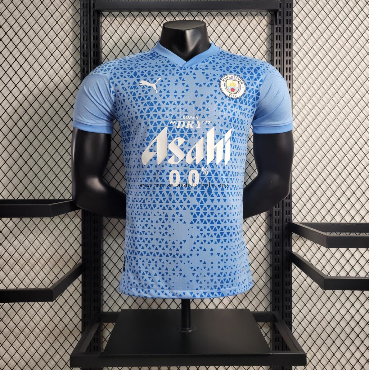 Camiseta Manchester City Pre-Match Authentic 23/24 Preciaso simbólico
