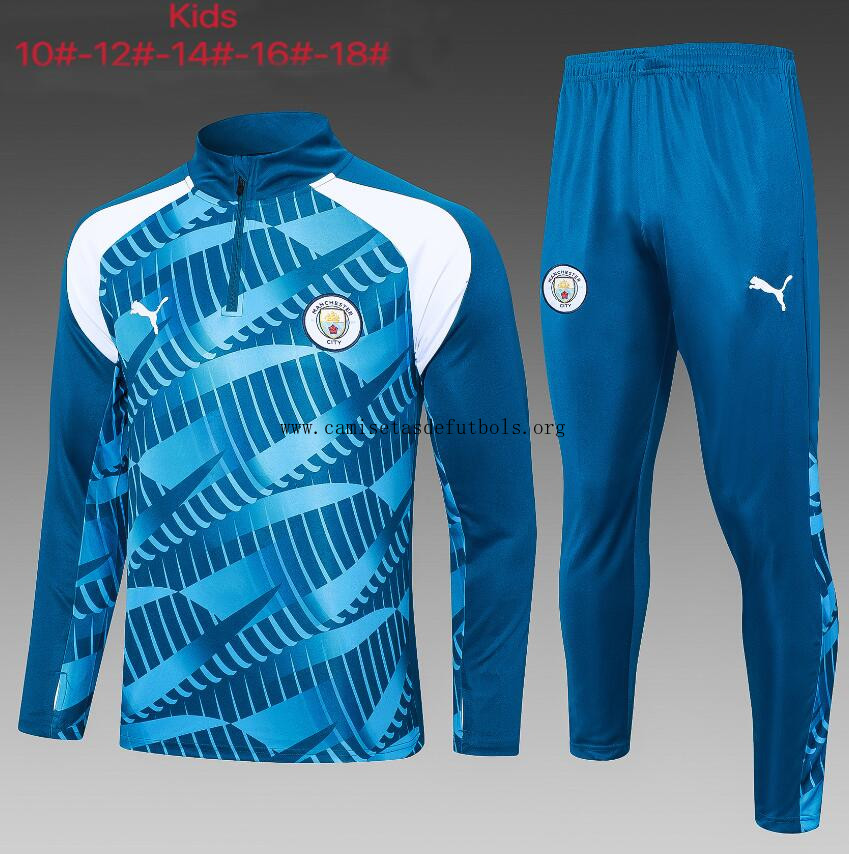 Chaqueta De Chándal Manchester City 23/24 Niño + Pantalones ¡¡Ni te imaginas bestial preciaso de la temporada!