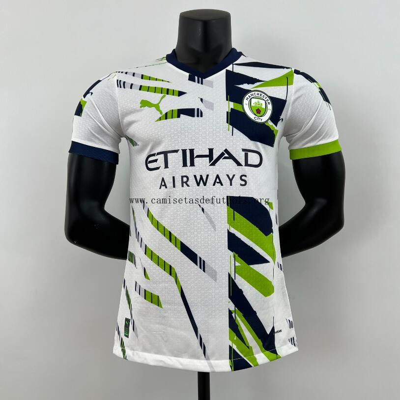 Camiseta Manchester City Authentic 23/24 Oportunidad estupendo de la temporada