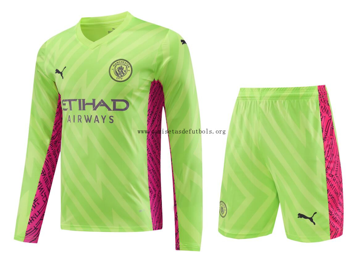Camiseta Portero Manchester City 23-24 ML ¡¡Cómo divino ahorro por tiempo limitado!
