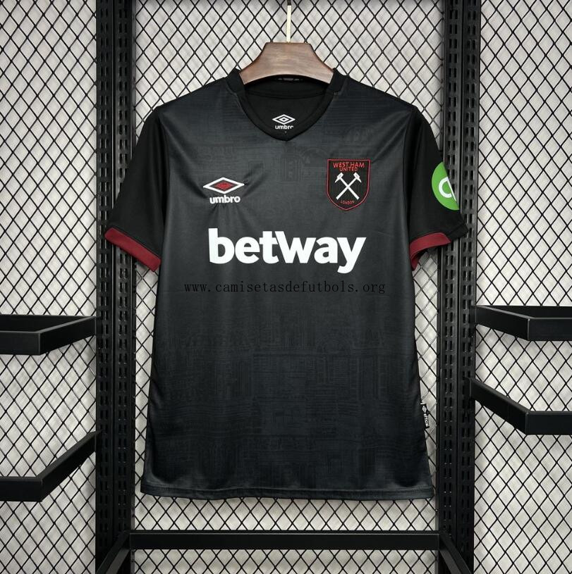 Camiseta West Ham United 2ª Equipación 24/25 Cógelo este precio insuperable