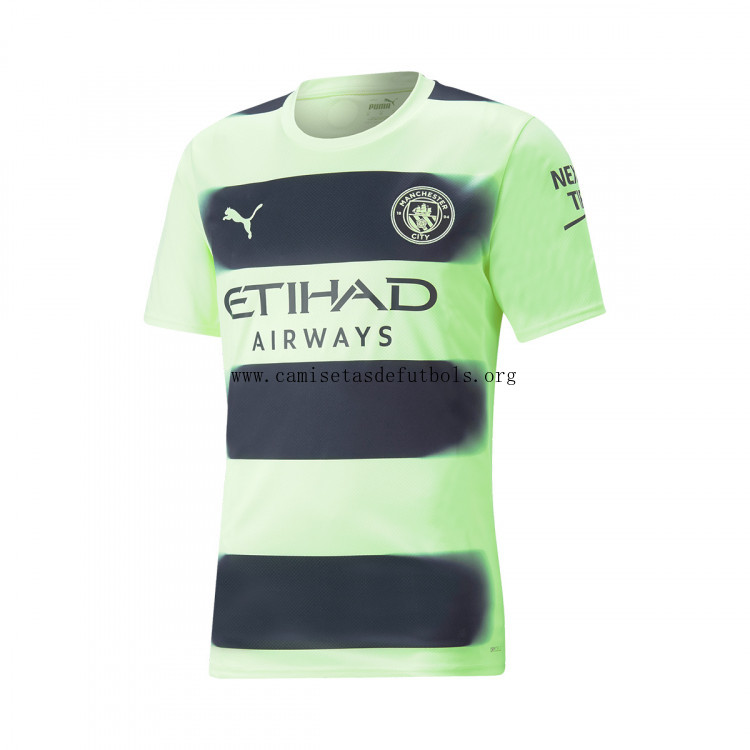 Camiseta Manchester City Tercera Equipacion 2022/2023 Niño ¿¡Ni te imaginas descuentazo?