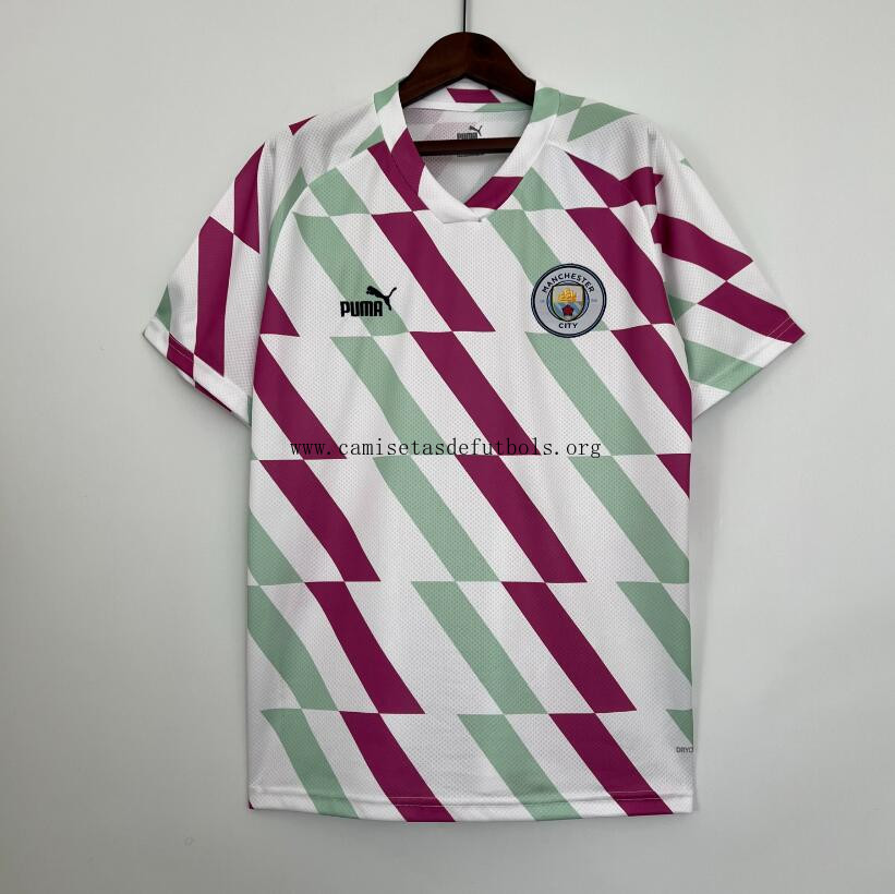 Camiseta Manchester City Pre-Match 23/24 Aprovéchalo este ganga celestial