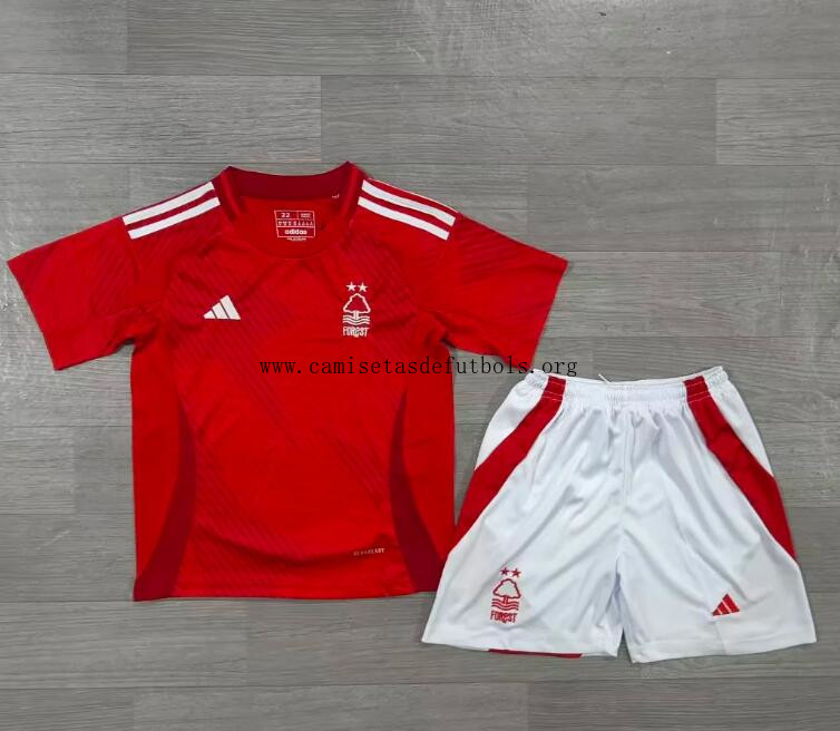 Camiseta Nottingham Forest 1ª Equipación 24/25 Niño Bicoca justo sin intermediarios