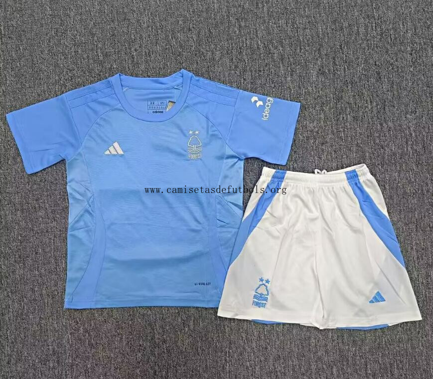 Camiseta Nottingham Forest 3ª Equipación 24/25 Niño Gangaza milagroso