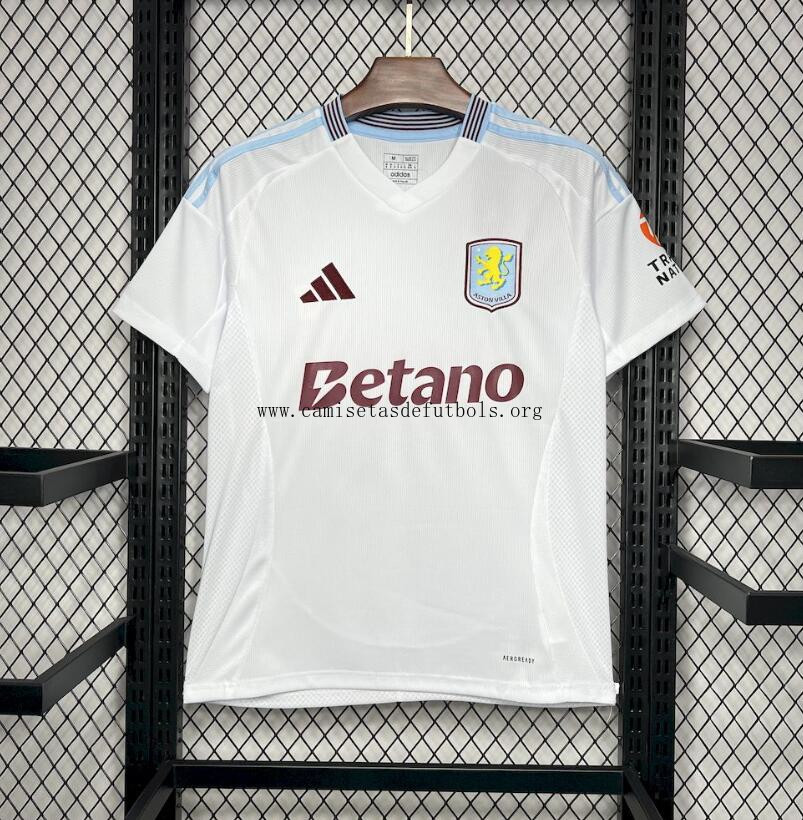 Camiseta Aston Villa Segunda Equipación 24/25 Gangaza razonable