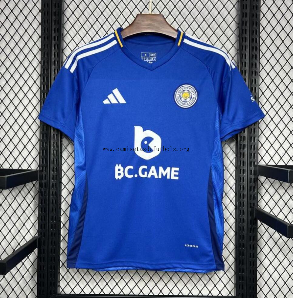 Camiseta Leicester City Primera Equipación 24/25 Ganga, consigue
